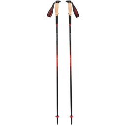 Black Diamond Pursuit Carbon Z trekking poles (anthracite/orange, 1 pair, 115 cm)