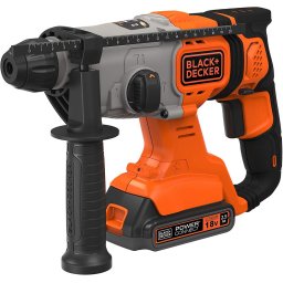 BLACK + DECKER cordless combination hammer BCD900E2K, 18Volt, rotary hammer