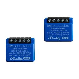 Releu inteligent Set of 2 Shelly 1 Mini Gen3 Controllers