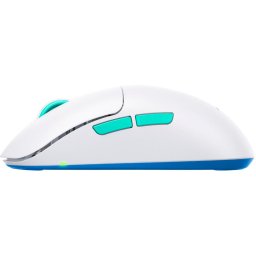 Mouse Xtrfy M8 Wireless – Gaming, wireless 2.4 GHz, optic 26.000 DPI, 6 butoane + scroll, ultra-low profile, white