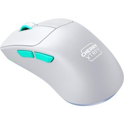 Mouse Xtrfy M64 Wireless – Gaming, wireless 2.4 GHz, optic 19.000 DPI, 6 butoane + scroll, design ușor, alb