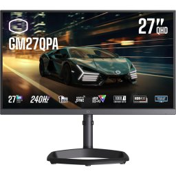 Monitor LED Cooler Master GM27QPA - 27 - black, QHD, IPS, Adaptive-Sync, 240Hz panel