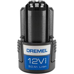 Dremel 12V lithium-ion replacement battery B12V30-01 (black, 3 Ah, for Dremel 8260)