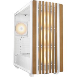 Carcasa Mid Tower Fara sursa Rebel C70G RGB Alb