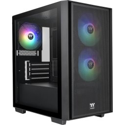 Carcasa Micro Tower mATX Versa H16 TG ARGB Negru