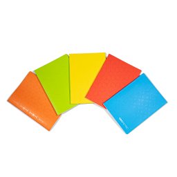Caiet A5, 48 file, 80gsm, coperta carton 300gsm, design geometrics - matematica