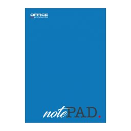 Blocnotes A5, 100 file - 60gsm, lipit pe latura mica, coperta albastra, Office Products - matematica