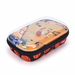 Penar Penar cu fermoar ZIPIT Playful Clear Top Box - Soccer Stadium