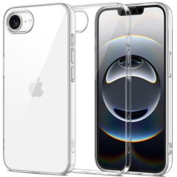 Husa Husă Tech-Protect FlexAir pentru iPhone 16E, slim și flexibilă, transparentă