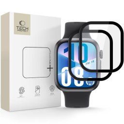 Folie Hibrida Flex Plus 2 Pack Huawei Watch Fit 3 Negru Tech Protect