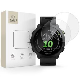 Sticla Temperata Fit Plus 2 Pack Garmin Forerunner 55 Transparent Tech Protect