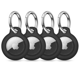 Husa Tech Protect Rough 4 Pack Apple AirTag 1 2 Black