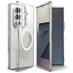 Husa Fusion Magnetic MagSafe, Samsung Galaxy Z Fold 7, Transparent