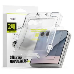 Husa Husa RINGKE Easy Slide Pro, pachet de 2, sticlă securizată pentru Galaxy Z Flip 7, transparentă