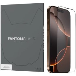 Folie de sticlă securizată iLera Fantom Glass pentru Apple iPhone 16 Pro Max - transparentă