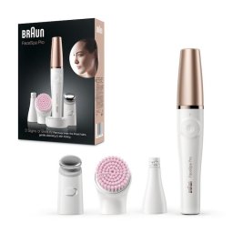 Epilator Epilator facial FaceSpa Pro 912 3 în 1, Wet & Dry, 10 pensete, perie curățare, fără fir, premium skincare