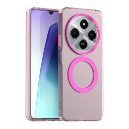 Husa Techsuit CandyCase MagSafe - Husă telefon - compatibil cu Xiaomi Redmi 14C / Poco C75 - MagSafe - culoare Roz