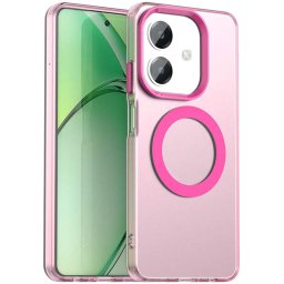 Husa Techsuit CandyCase MagSafe - Husă telefon - compatibil cu Oppo A40 4G / A60 5G - MagSafe - culoare Roz