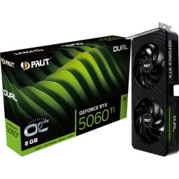 Placa video nVidia GeForce RTX 5060 Ti DUAL OC 8GB, GDDR7, 128 bit