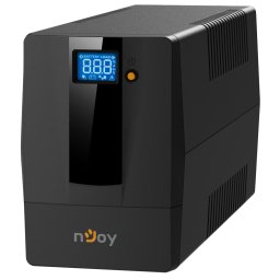 UPS nJoy Horus Plus 600, 600VA/360W, Afisaj LCD cu ecran tactil, 2 Prize Schuko cu Protectie, Port de comunicare USB