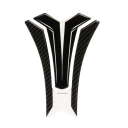 Tank pad Uniracing carbon transparent protectie rezervor moto