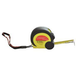 Accesorii birotica Ruleta 5m, Q-Connect - negru/galben