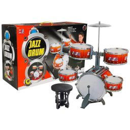 Instrument de percuție mare cu 5 tobe, cinele pentru copii