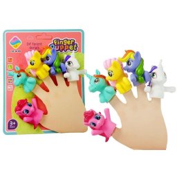 Degețeluri Ponei Păpuși Unicorn 5 buc.