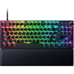 Tastatura RZ03-05130300-R3E1, USB/Bluetooth, Fara fir, Layout US, Negru