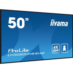 iiyama ProLite LH5060UHS-B1AG, Public Display (black (matt), UltraHD/4K, IPS, speakers)