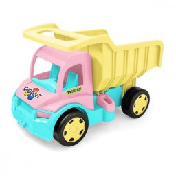Camion basculant gigantic roz-crem