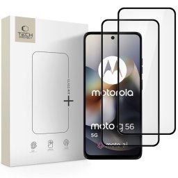 STICLĂ TĂMIRĂ STICLĂ TECH-PROTECT FIT+ PACHET DE 2 MOTOROLA MOTO G56 5G NEGRU