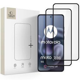 STICLĂ TECH-PROTECT FIT+ PACHET DE 2 STICLĂ TĂMIRĂ MOTOROLA MOTO G86 5G / G86 5G POWER NEGRU