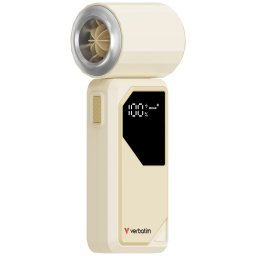 Mini Ventilatoare Ventilator portabil Cool'n'Go AirJet W/S VerbatimWhite/Silver, 4000mAh, 20000rpm, LED Display