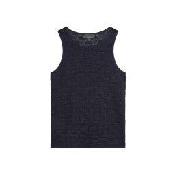 TED BAKER Top Yuna Touch Of Silk Knitted Sleeveless 281467 navy