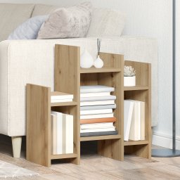 Dulap lateral stejar artizanal 60 x 26 x 60 cm Lemn compozit GartenMobel Dekor