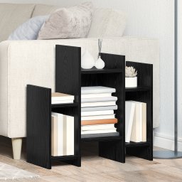 Dulap lateral Stejar negru 60 x 26 x 60 cm Lemn compozit GartenMobel Dekor