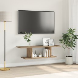 Cabinet TV cu raft cu depozitare Maro 103 x 30 x 26.5 cm Lemn compozit GartenMobel Dekor