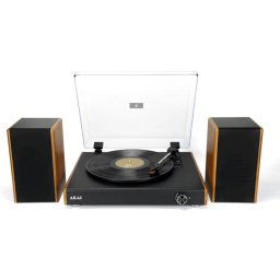 Pick-up Stereo cu difuzoare externe AKAI ATT-240SP, Brown/Black