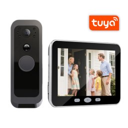 Secutek Videointerfon wireless Wi-Fi cu ecran LCD TPD10-W