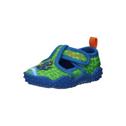 PLAYSHOES Pantofi deschiși 'Dino' albastru / verde / verde mentă / portocaliu