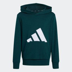 ADIDAS SPORTSWEAR Hanorac sport 'Essentials' verde închis / alb