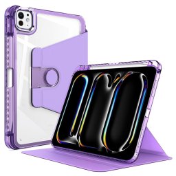 Husa pentru iPad Pro 11 (2024) - Techsuit Crystal Vision - Purple