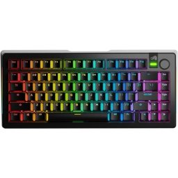Tastatura GLO-KB-GMMK3-PRO-75-PB-FOX-WL-BLK-US, Wireless, Fara fir, Layout US, Negru
