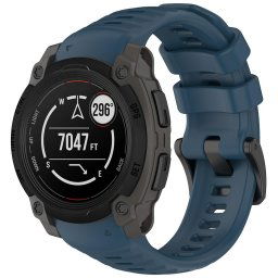 Curea pentru Garmin Instinct E 40mm - Techsuit Watchband 22mm (W076) - Navy Blue