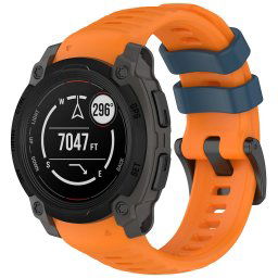Curea pentru Garmin Instinct E 45mm - Techsuit Watchband 22mm (W076) - Orange