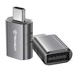 Adaptor USB la Type-C, 5Gbps, 3A, Aluminiu - SlateVolt (A10) - Gray