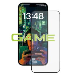 Folie pentru iPhone 16 - 2.5D 1X Reinforced Anti-fingerprint Screen Protector - Black