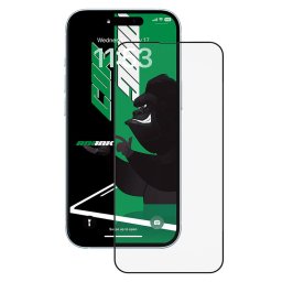 Folie pentru iPhone 15 Pro - 2.5D CG Glass Screen Protector - Black