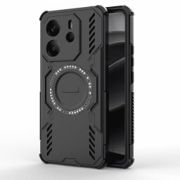 Husa Husa pentru Xiaomi Redmi Note 14 4G (Regional) - Techsuit ArmorMag Case - Black